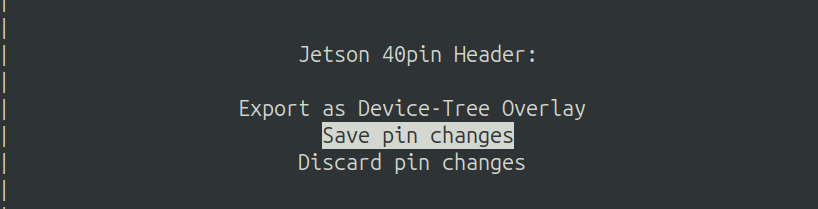 Save pin changes